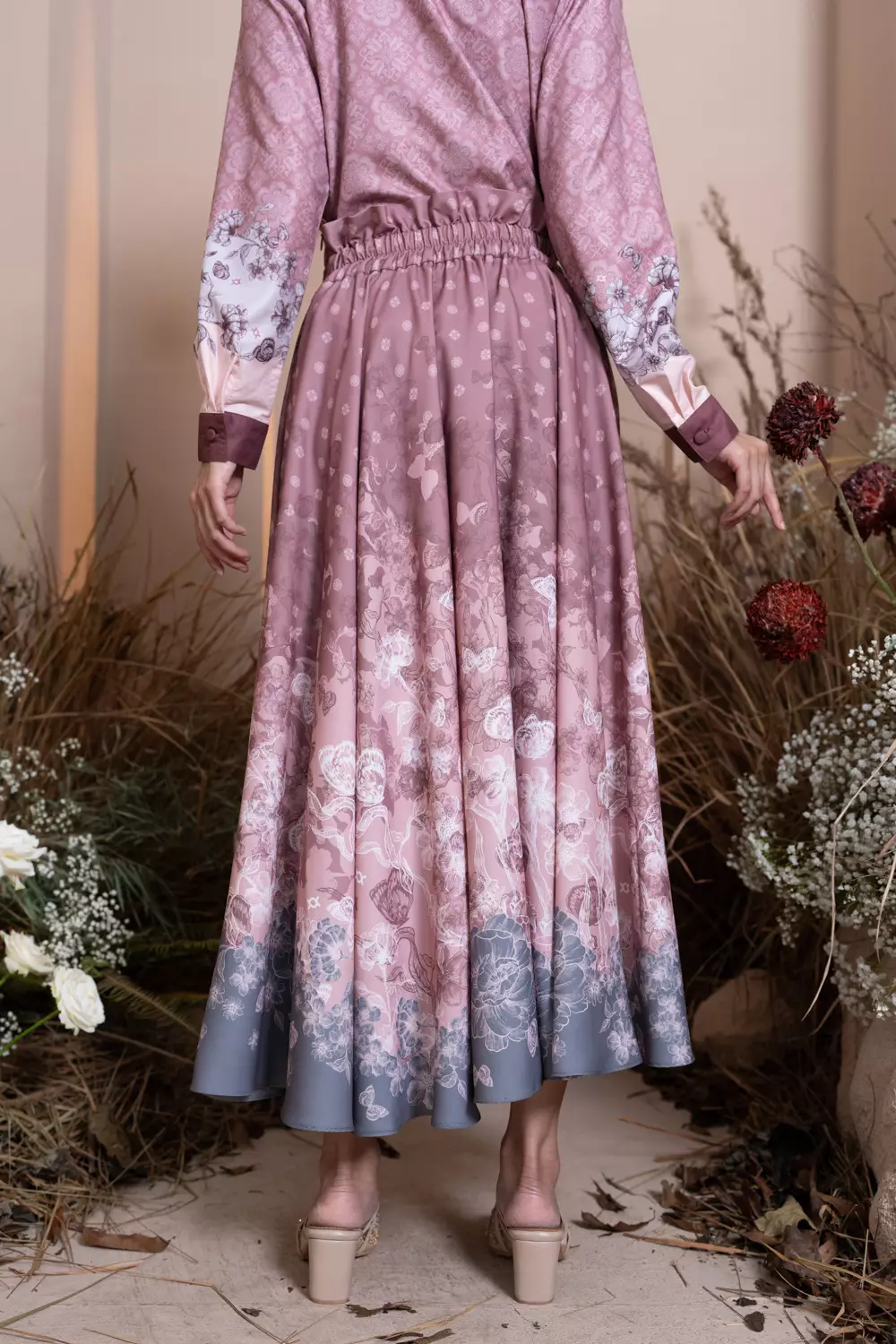 Klamby - Medinela Skirt Pink Scallop