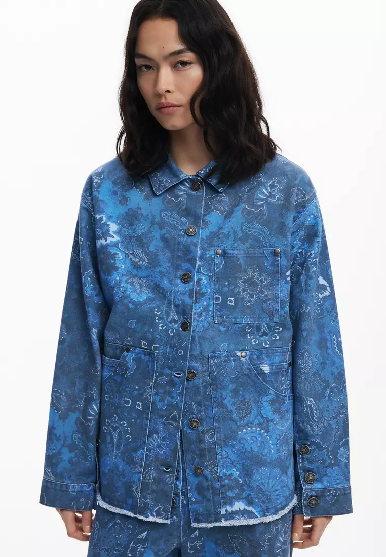 Frayed paisley jacket