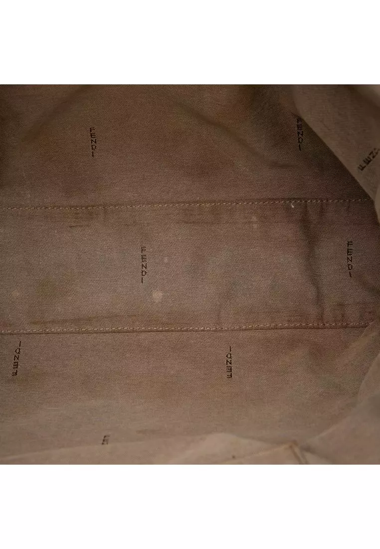 Pre-Loved Fendi Zucchino Canvas Chef Shopping Tote