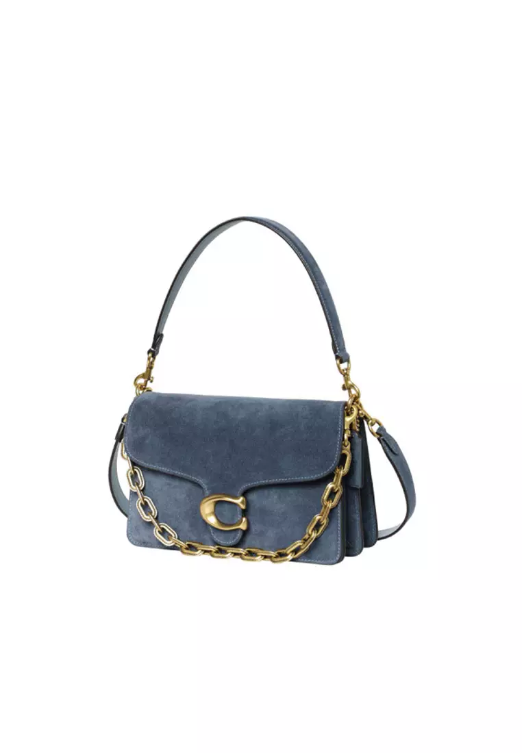 Chain Tabby 26 Women's Shoulder Bag in Denim CAN13