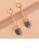 Glamorousky silver Fashion Simple Plated Gold Butterfly Tassel Earrings with Imitation Agate A7B91AC41AFABDGS_3