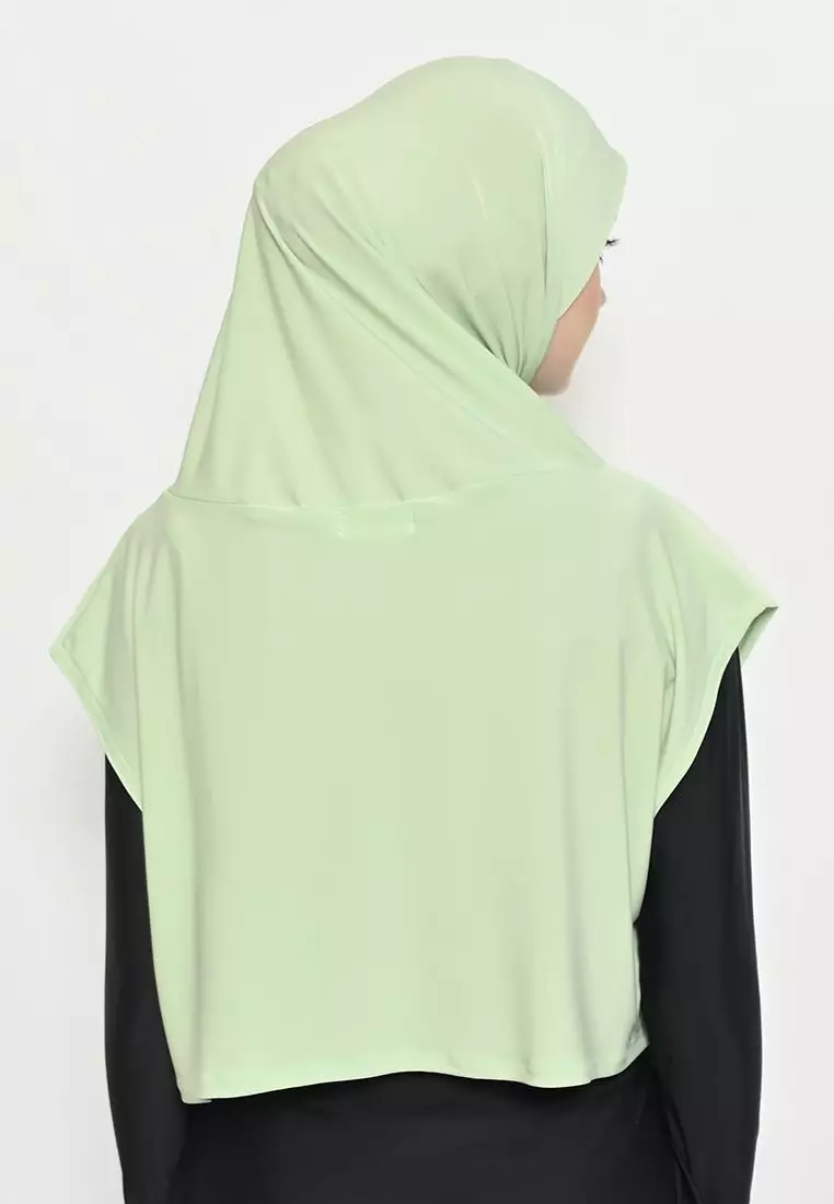 Alesha Hijab Outer Mint - Hijab Olahraga