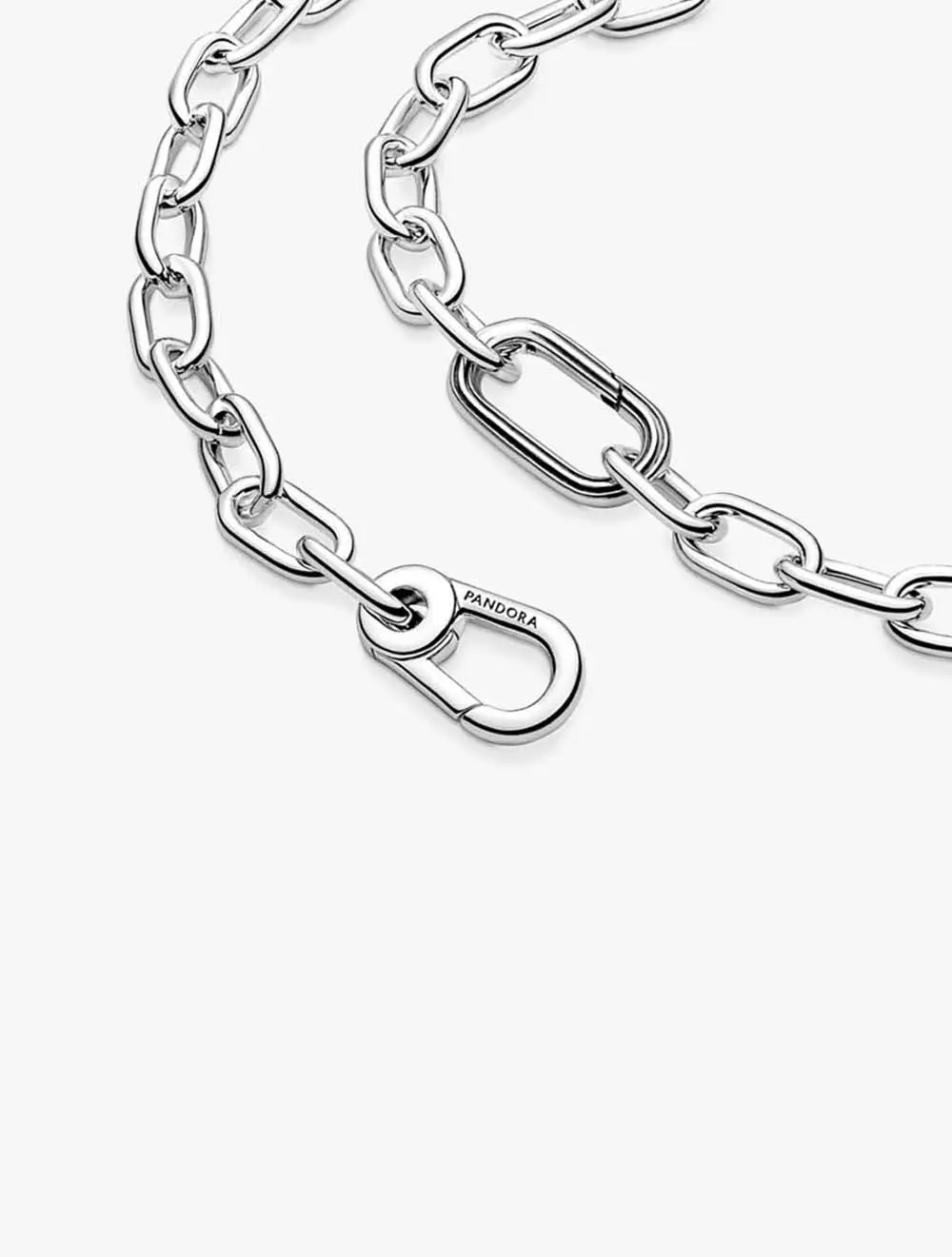 Sterling silver link necklace