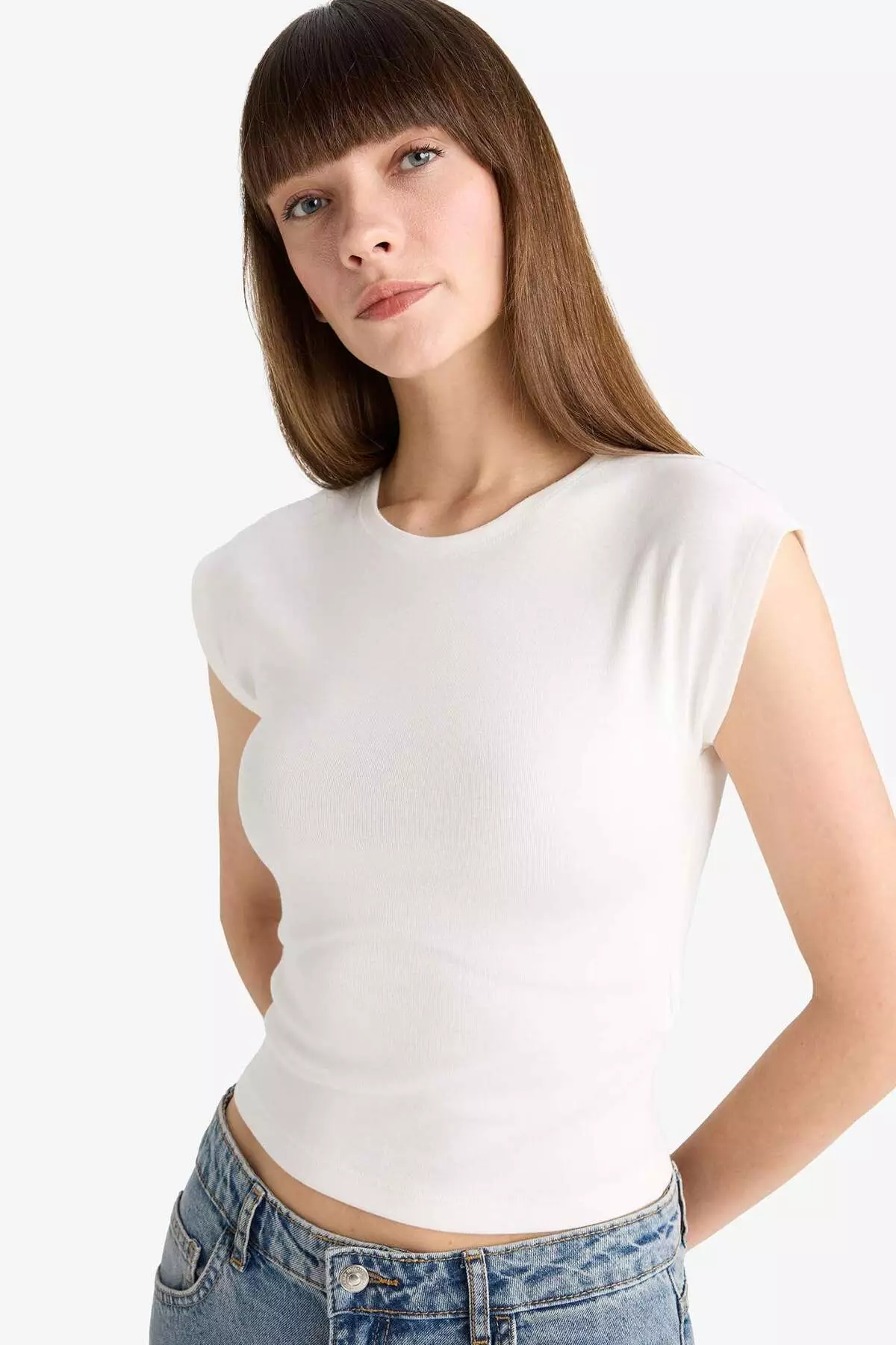 Slim Fit Crew Neck - Plain Modal Kurta