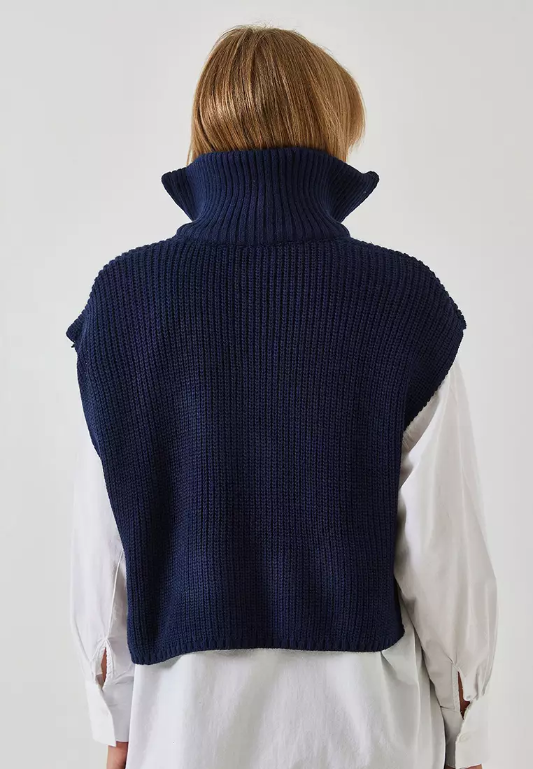 Women's Zippered Knitwear Sweater 60261018