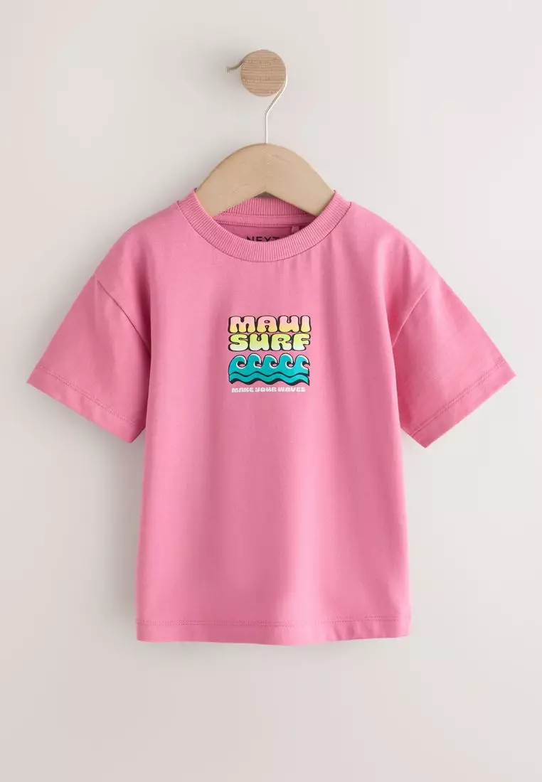 Short Sleeve Back Print T-Shirt