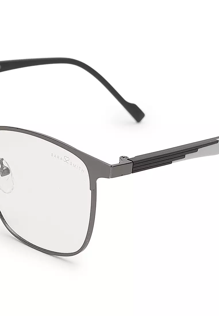 Unisex Photochromic Square Sunglasses (Kacamata Hitam) - Abu-Abu