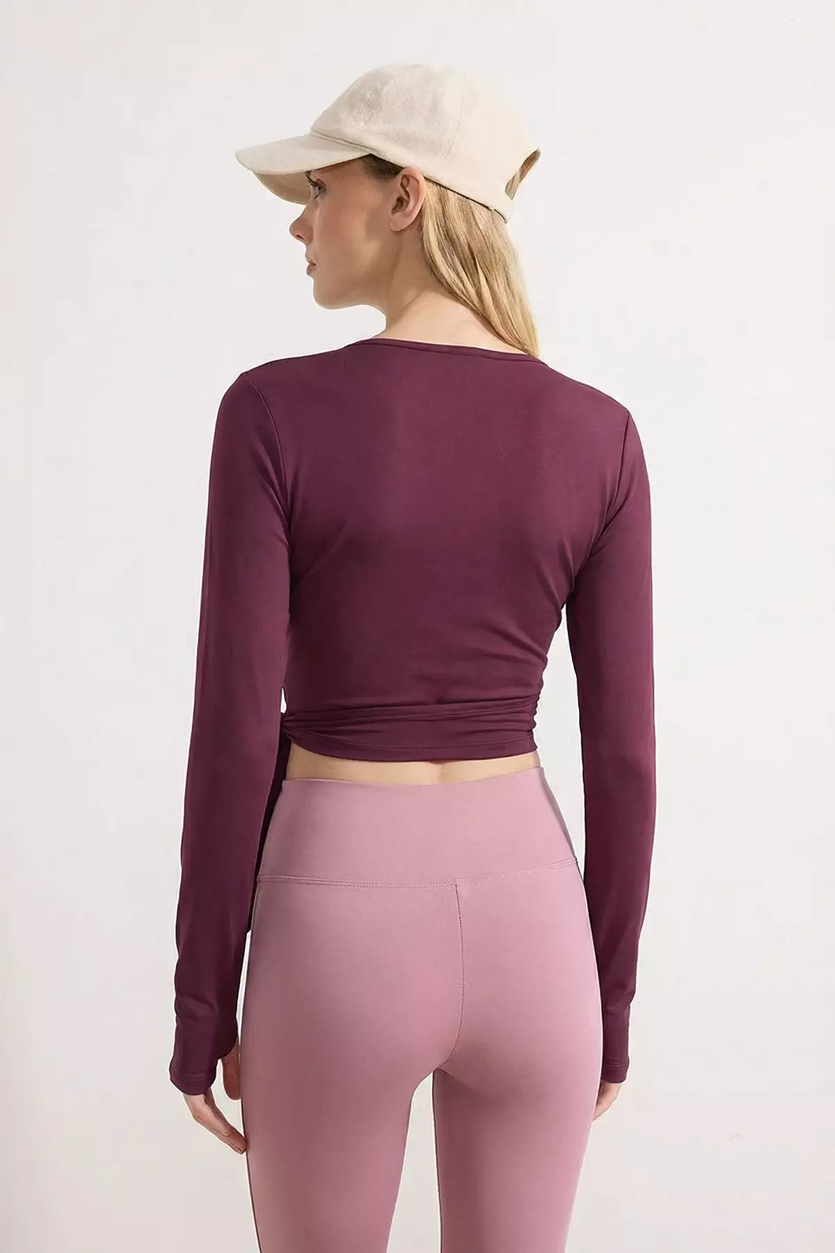 Mürdüm Micro Crop Blouse Thmss26Bz00002