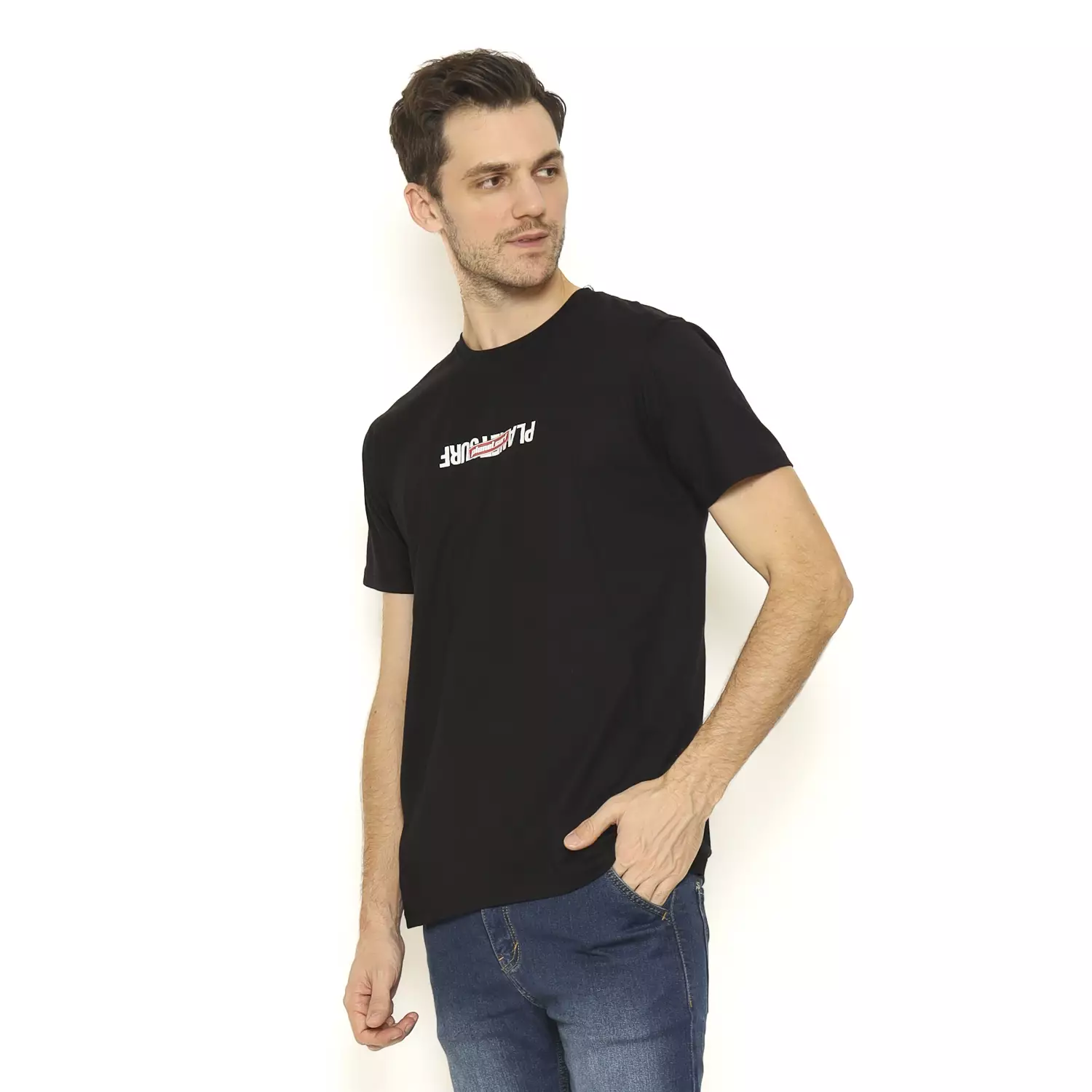 Planet Surf Clothing Kaos Lengan Pendek Pria Bunt Men Tee Planet Surf
