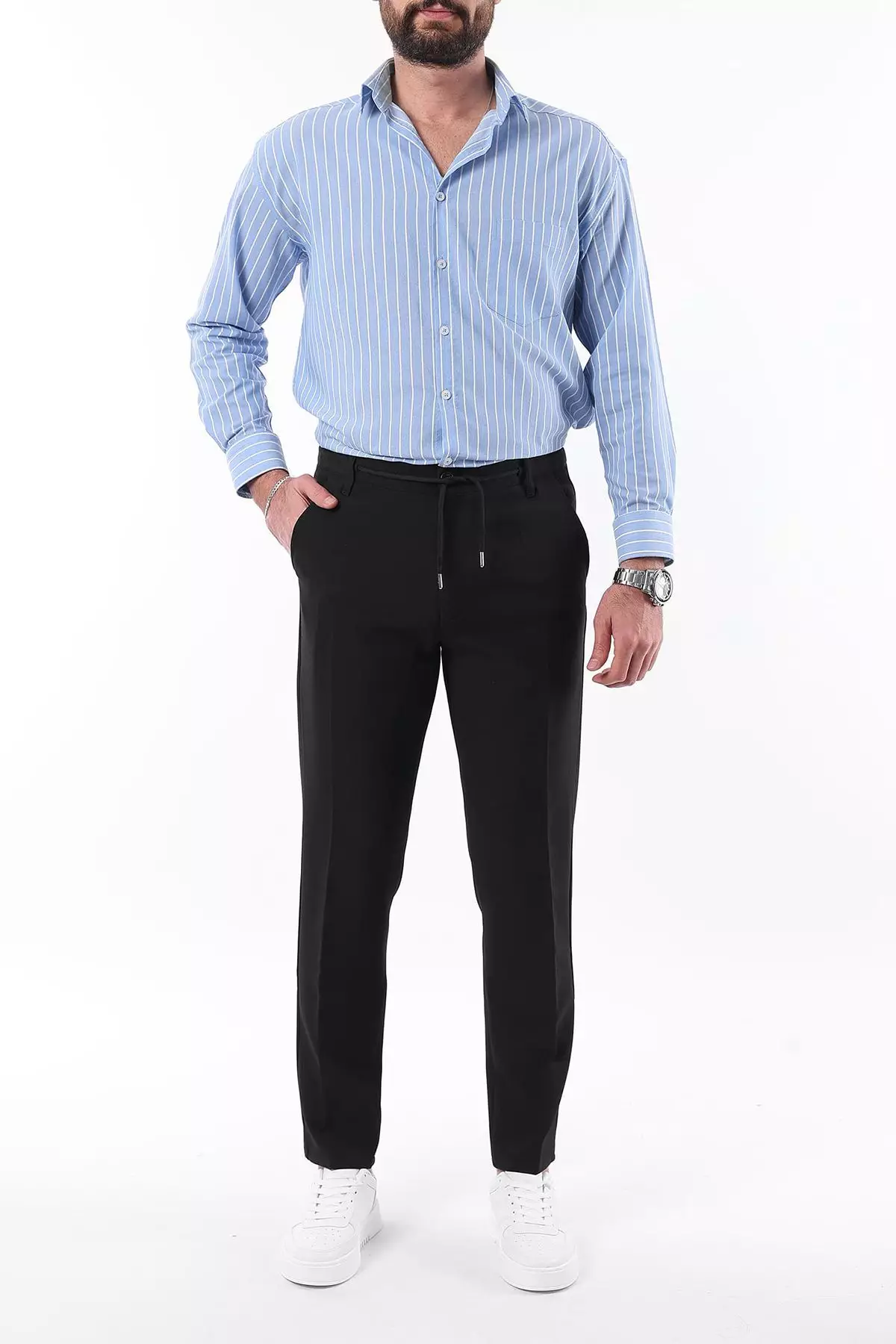 Straight Long Trousers