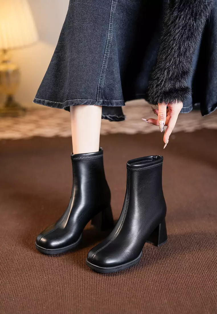 Womens boots with zipper clearance