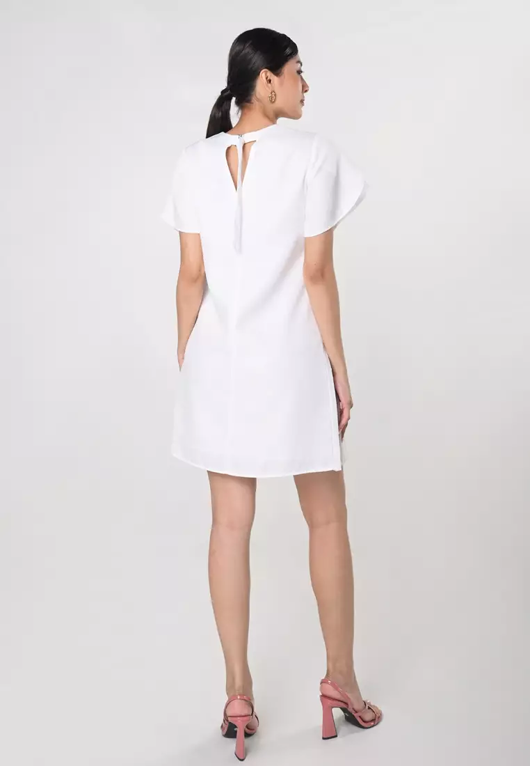 Buy Plains & Prints Secret Garden Jaina Short Sleeve Dress 2023 Online ...