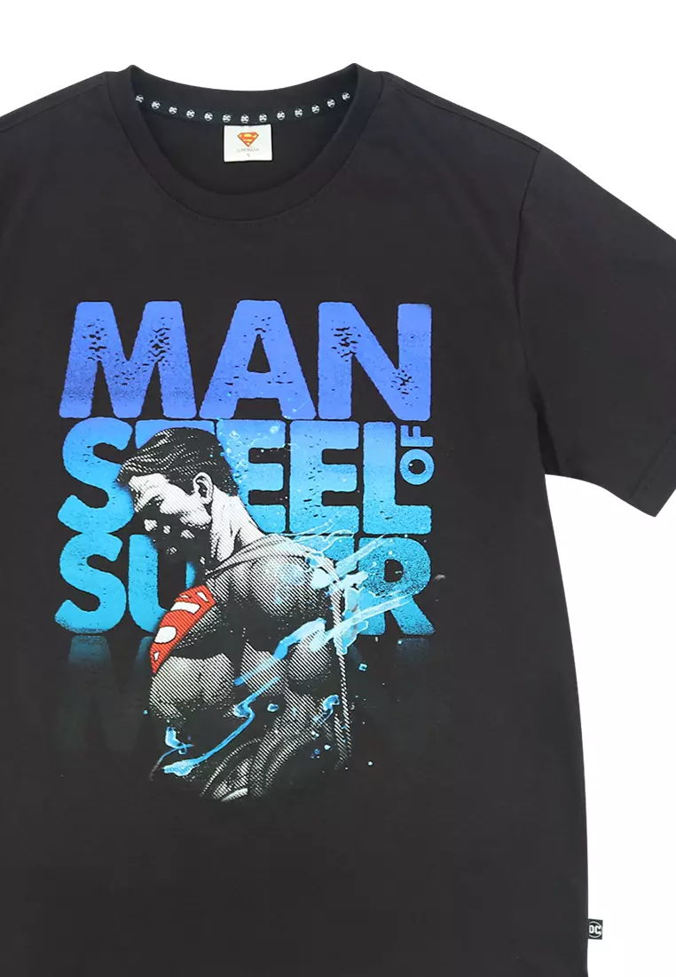 Licensed Mens Graphic T-Shirt "Man of Steel"