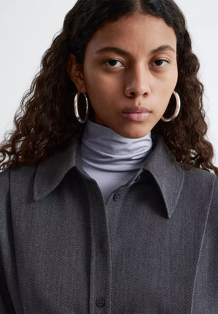 Tapered Wool Shirt
