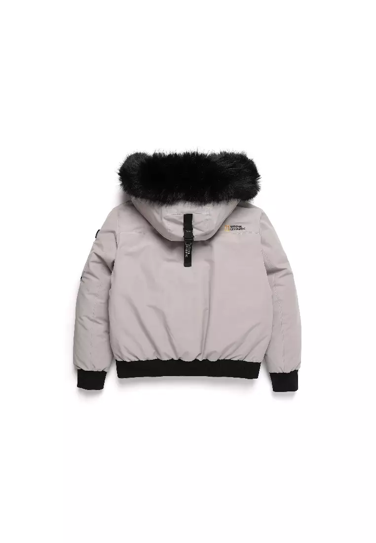 女裝TARUGA毛邊連帽羽絨外套