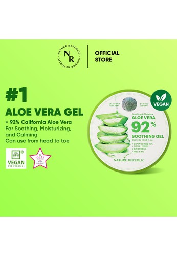 Jual Nature Republic Aloe Vera 92% Soothing Gel - 300ml ...