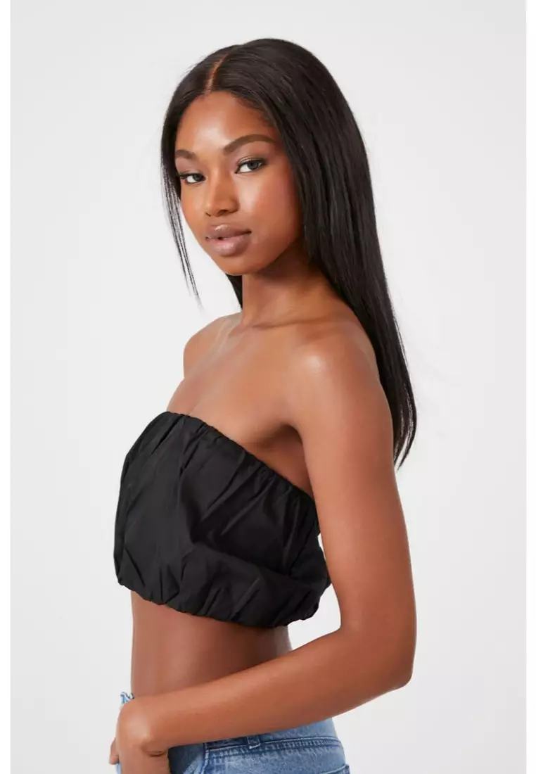 Forever 21 black tube top on sale