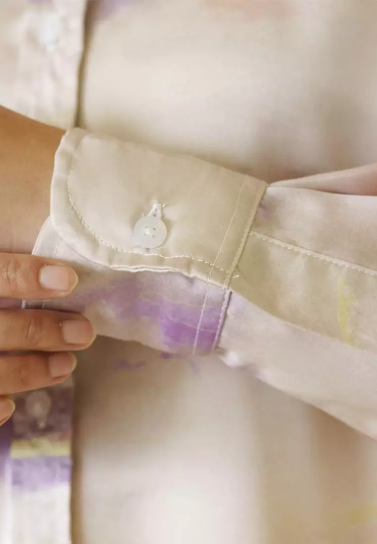 Jenna and Kaia - Athaya Top Pink - Kemeja Wanita Lengan Panjang