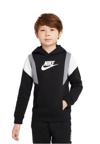 Nike black Nike Amplify Pullover Hoodie (Little Kids) FD0BBKAEF37DF9GS_1