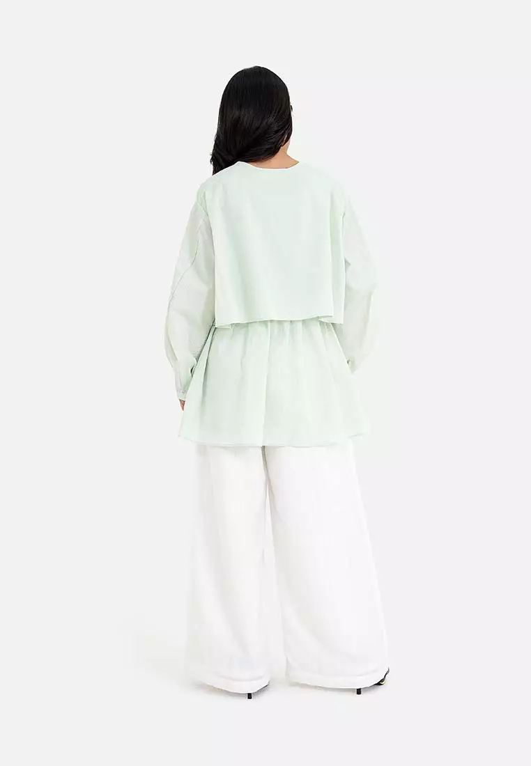 American Holic - Arao Tiered Long Blouse