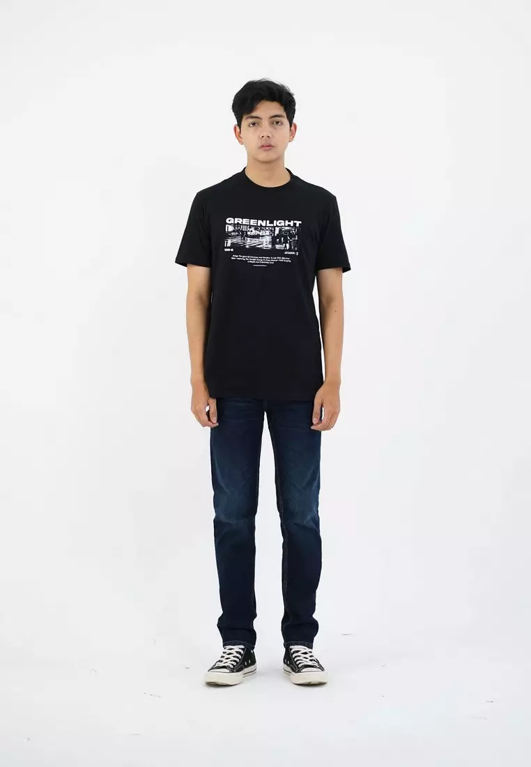 Greenlight Men's T-Shirt Short Sleeve Regular Fit Cotton Zaff OL-C381224