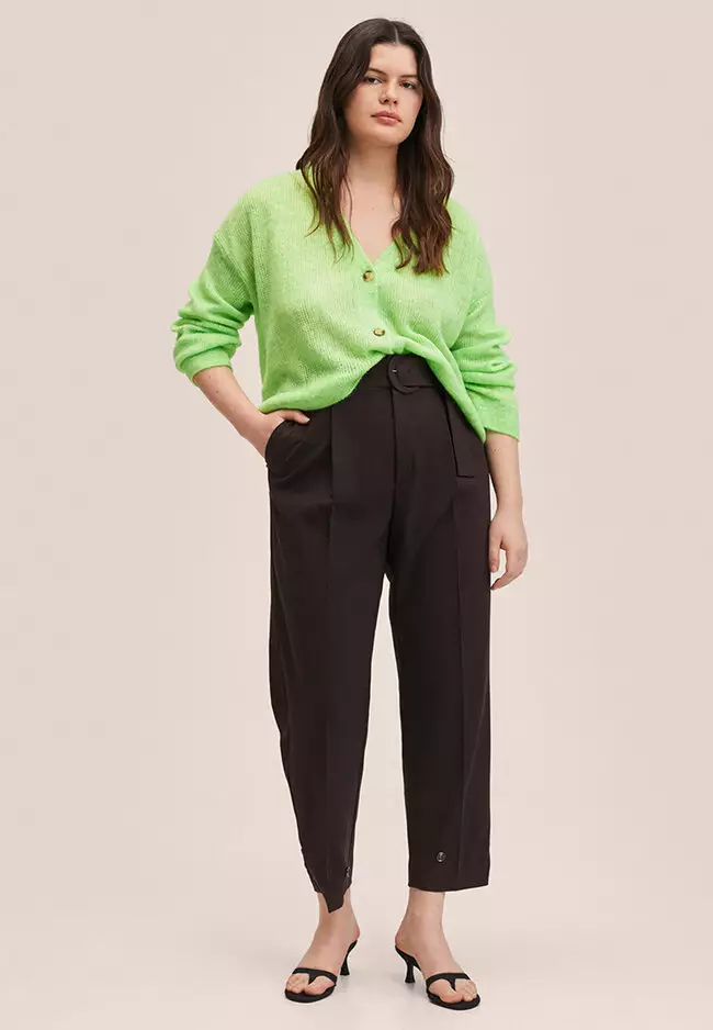 V-Neck Knit Cardigan