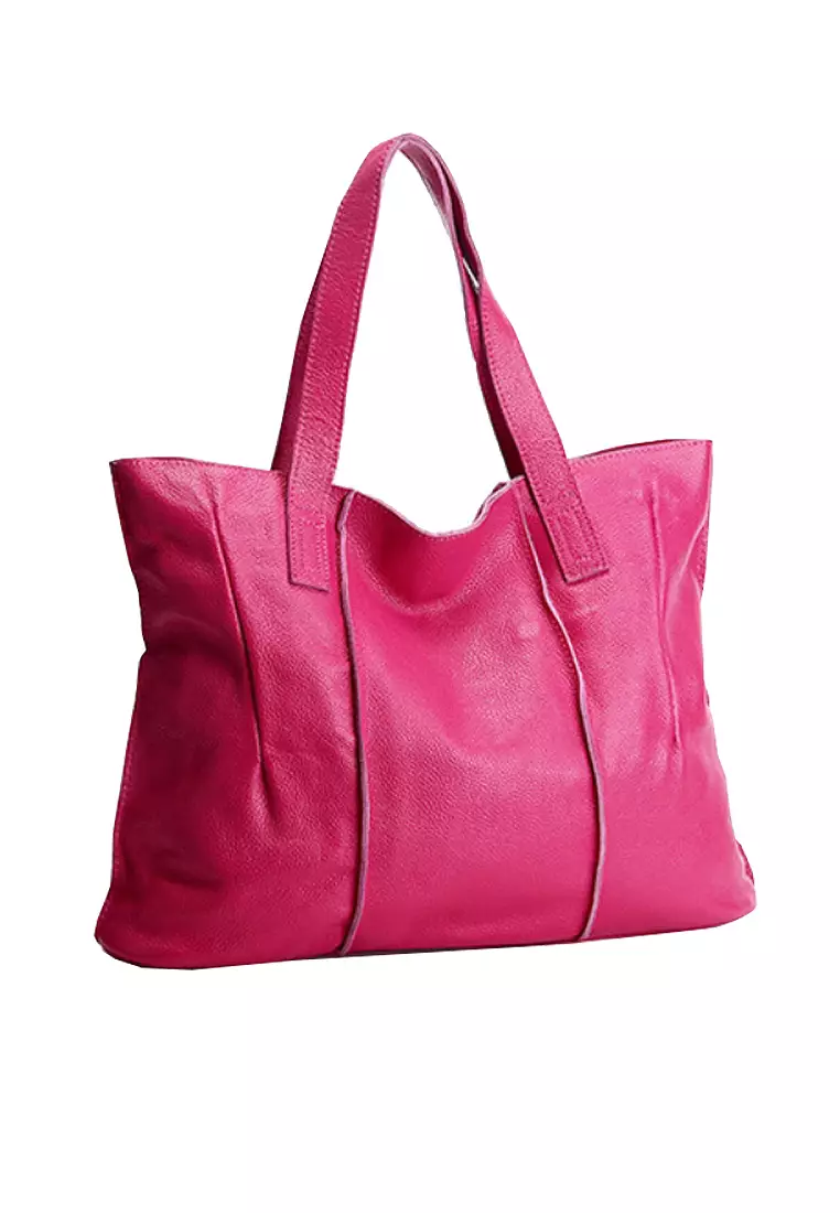 Fuschia pink bag sale and shoes