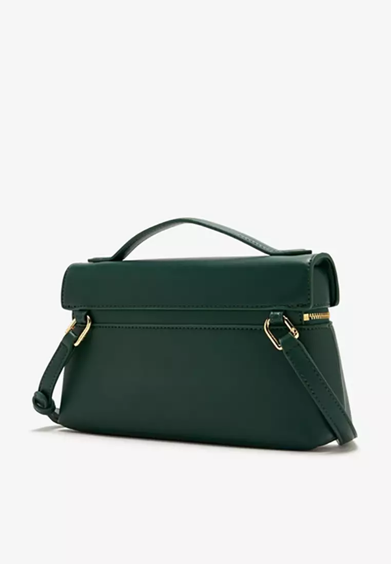 Thea Top Handle Bag - Emerald