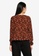 Vero Moda red and orange Salina Long Sleeves Cropped Blouse D109CAA083C8D2GS_2