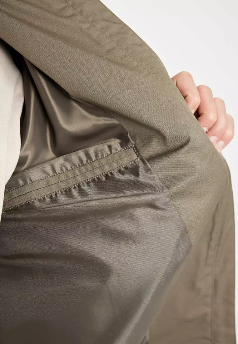 Stand Collar Slim Jacket