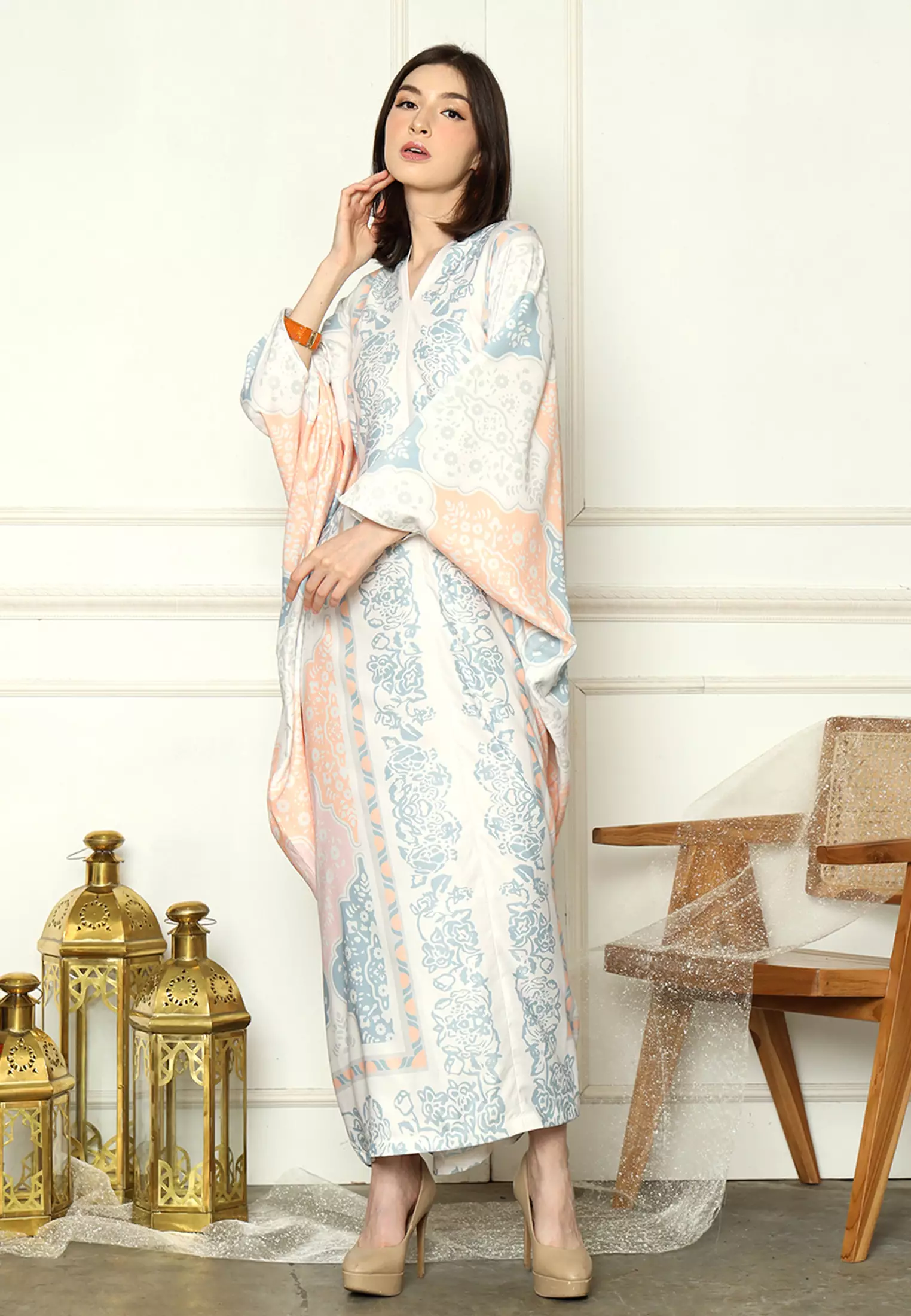 Kanzi Exclusive Long Sleeve Batik Kaftan
