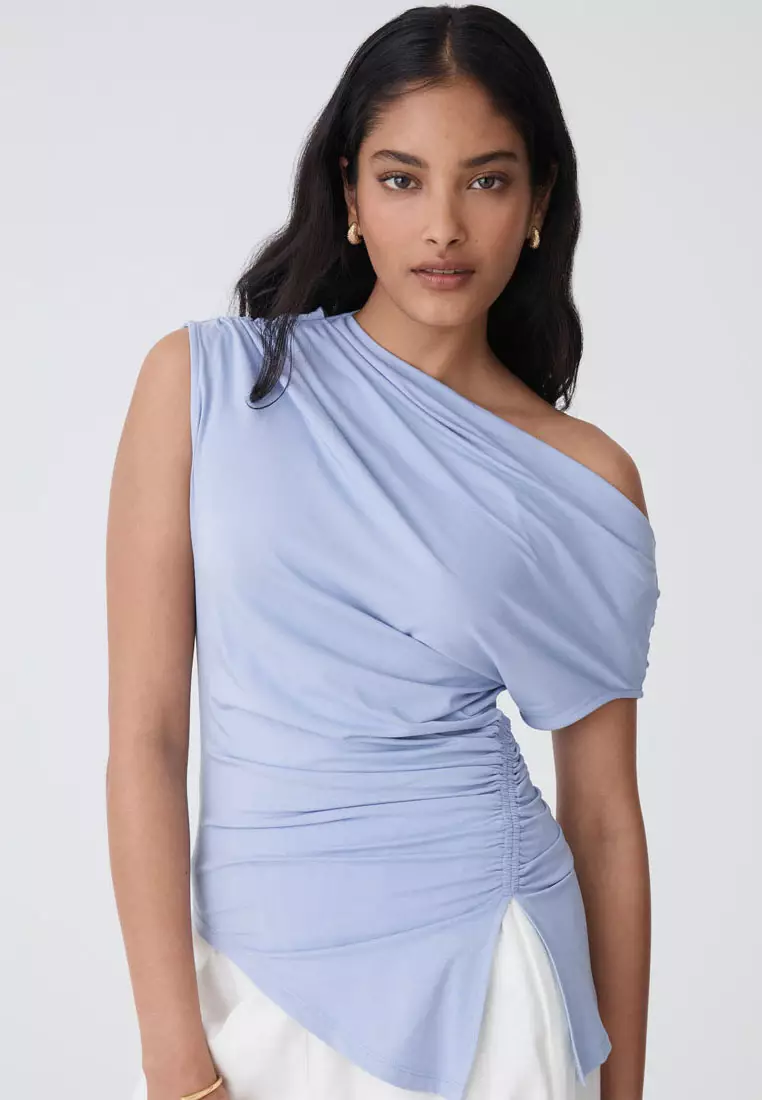 Keeley Bamboo Split Hem Top