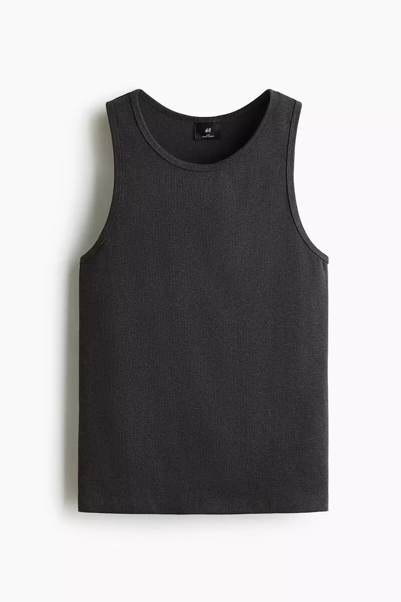 Slim Fit Ribbed vest top