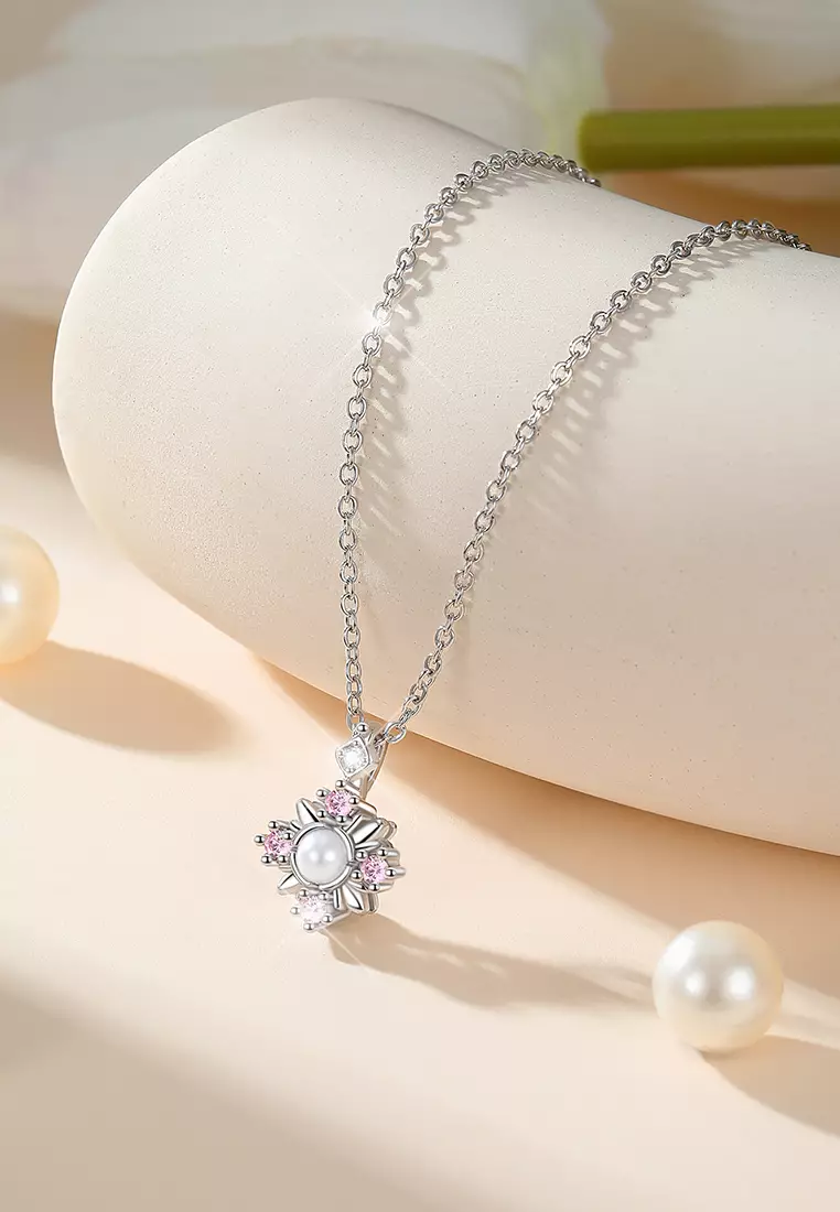 Kalung Wanita Korea Style Titanium Anti Pudar Kalung Cewek Original Perhiasan Necklace Wanita