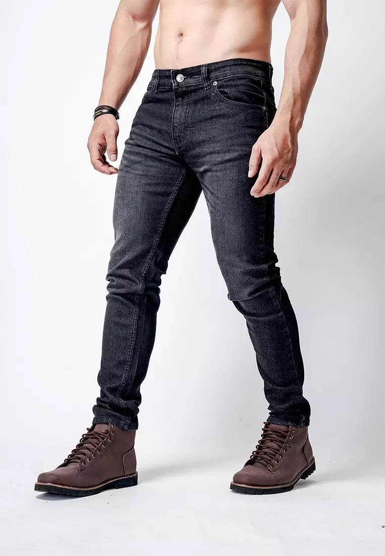 Slim Fit Jeans Black Panther
