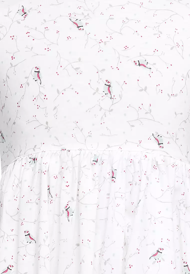 Girl Bird Print Top