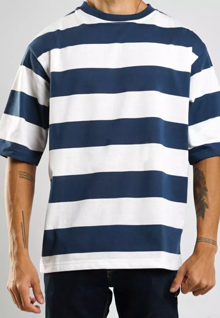 MATSUDA Kaos Oversize 20s Stripe Heavyweight Maebashi