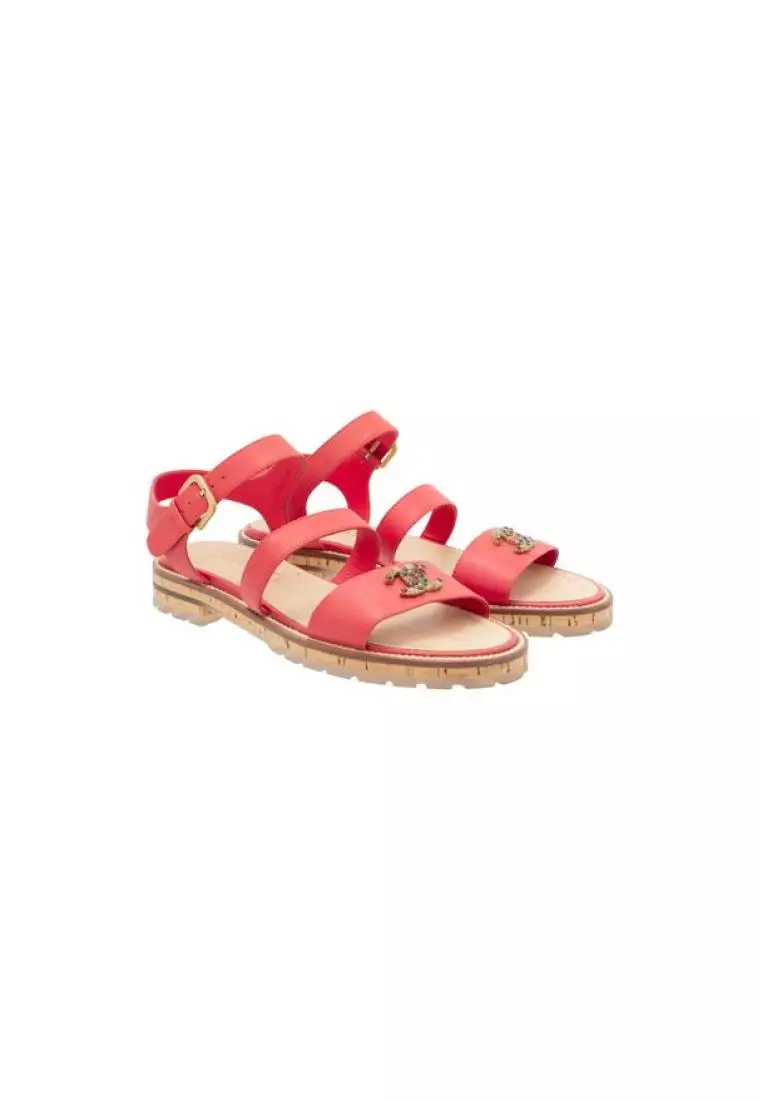 Chanel interlocking sales cc slides