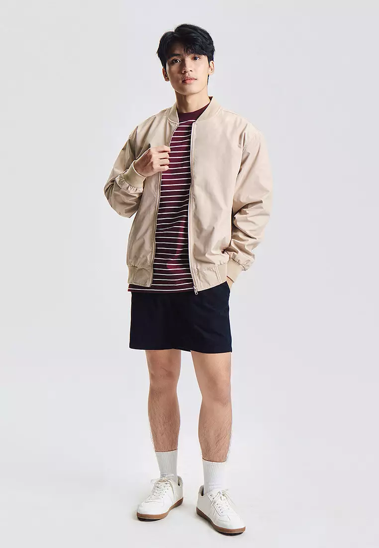 Essentials Relaxed Bomber Jacket