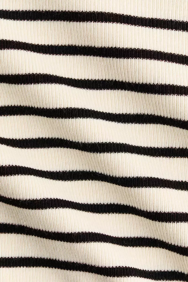 MAMA Ribbed jersey top