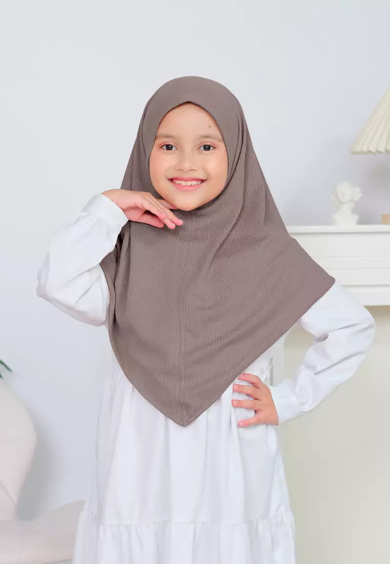 Cotton Bee - Mileya Knit Bergo Anak | Hijab Instan Anak | Kerudung Anak