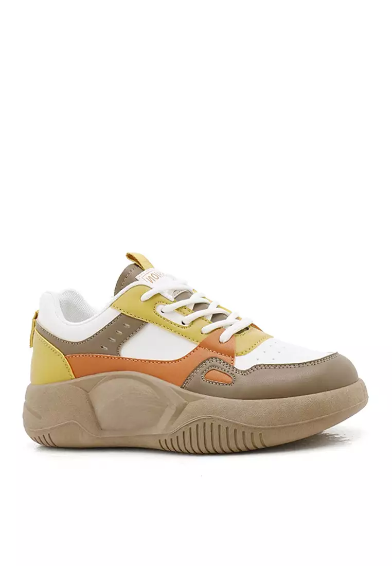 Discount on Twenty Eight Shoes  shoes - SKU: VANSA Colorblock Platform Casual Sneakers VPW-T8611