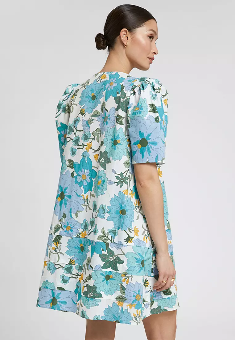 A-Line Short-Sleeved Dress