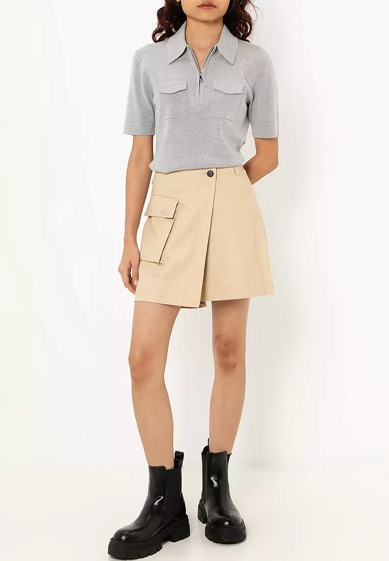 Everyday Knit Zip Polo Shirt