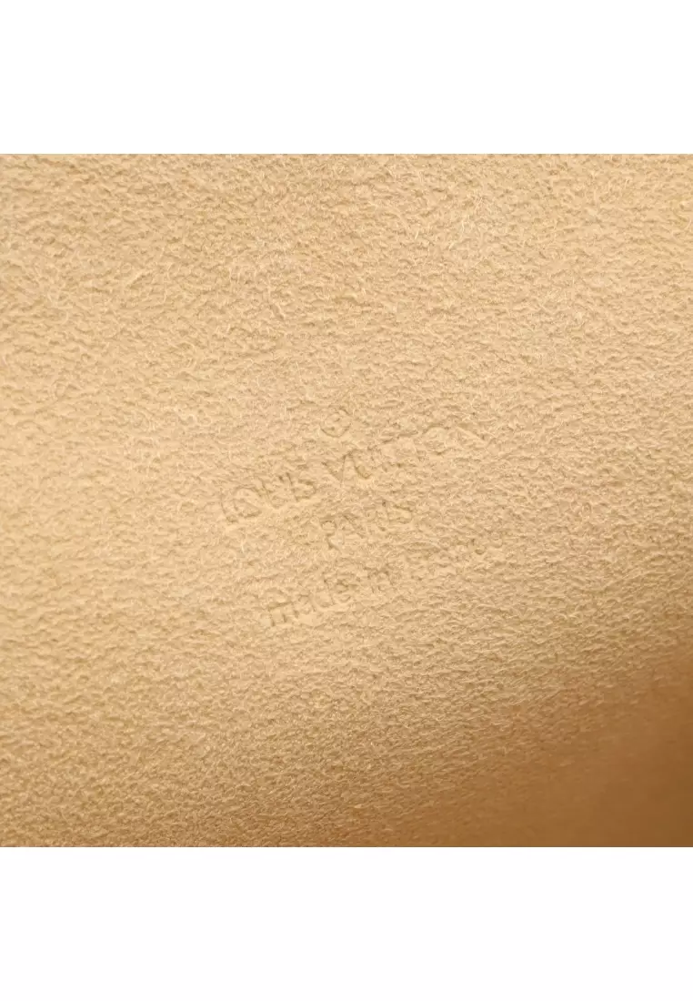 Pre-Loved Louis Vuitton Pochette Florentine monogram body bag waist bag PVC leather Brown