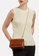 Strathberry brown EAST/WEST MINI CROSSBODY - EMBOSSED CROC TAN 45818ACFDC4ED8GS_6