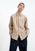 Urban Revivo beige Striped Long Sleeves Shirt 90395AA57FFFF8GS_1