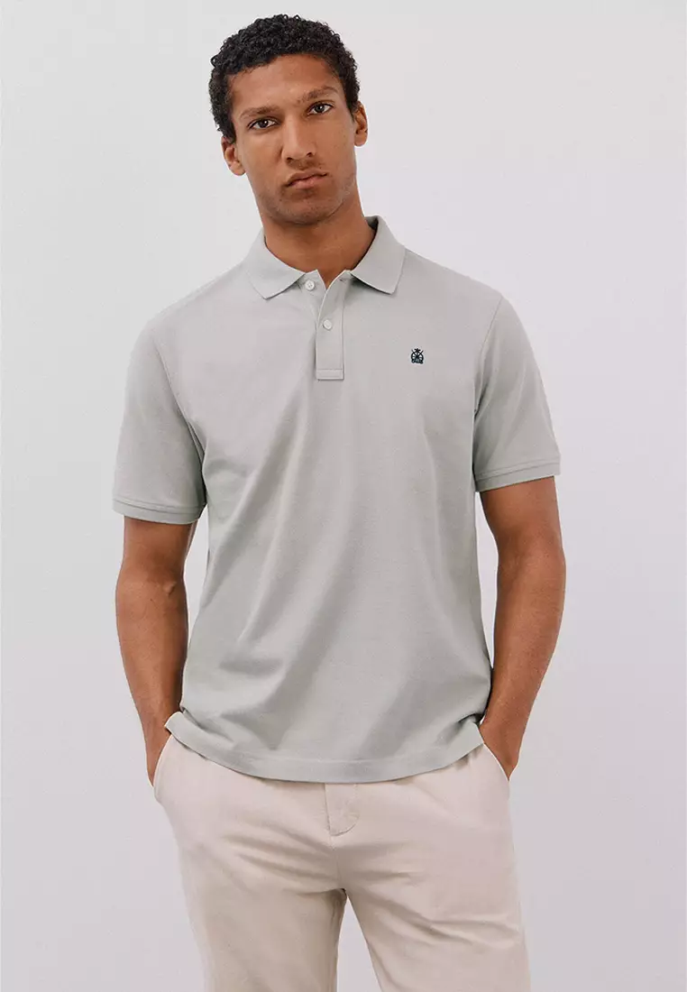 Basic Piqué Polo Shirt