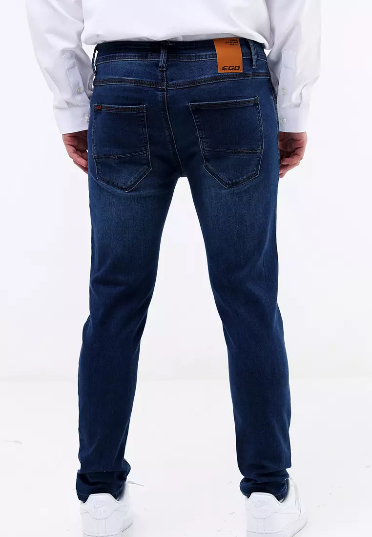 Denim Long Skinny Fit Stretch Jeans