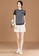 A-IN GIRLS white and navy Fashion Round Neck Striped T-Shirt 07D74AA71FA118GS_5